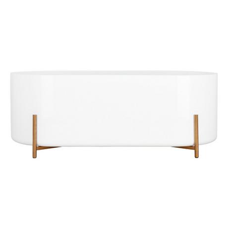 67" Conroy Acrylic Freestanding Tub with Stand