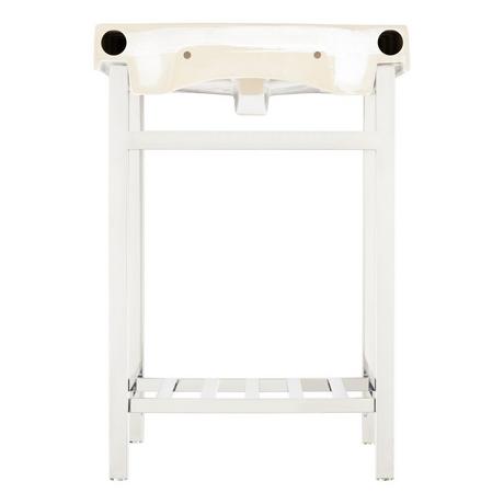 24" Halyard Console Sink With Modern Top