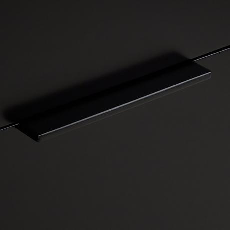 48" Dita Wall-Mount Vanity with Undermount Sink - Black