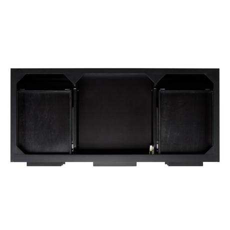 48" Dita Wall-Mount Vanity with Undermount Sink - Black