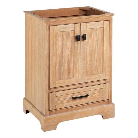 24" Quen Vanity With Rectangular Undermount Sink - Driftwood Brown