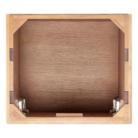 24" Quen Vanity With Rectangular Undermount Sink - Driftwood Brown