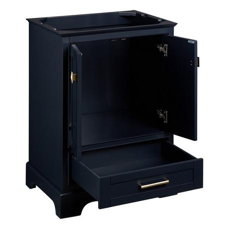 24" Quen Vanity With Rectangular Undermount Sink - Midnight Navy Blue