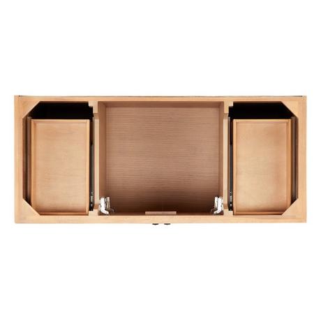 48" Quen Vanity With Rectangular Undermount Sink - Driftwood Brown