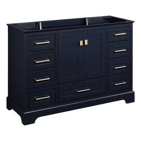 48" Quen Vanity With Rectangular Undermount Sink - Midnight Navy Blue