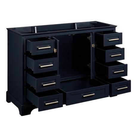 48" Quen Vanity With Rectangular Undermount Sink - Midnight Navy Blue