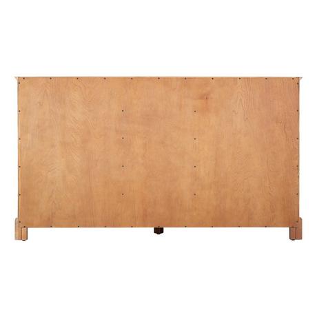 60" Quen Double Vanity With Undermount Sinks - Driftwood Brown