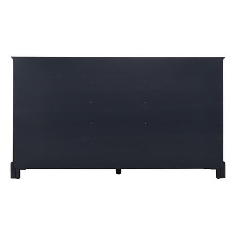 60" Quen Double Vanity With Rectangular Undermount Sinks - Midnight Navy Blue