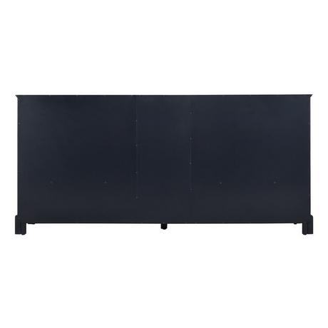 72" Quen Double Vanity With Undermount Sinks - Midnight Navy Blue