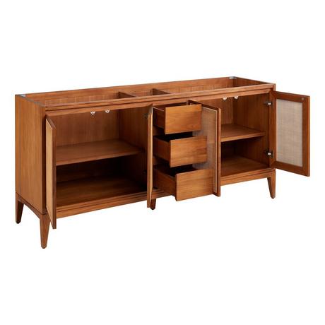72" Simien Teak Double Vanity - Teak