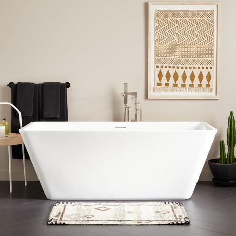 71" Laxson Acrylic Freestanding Tub