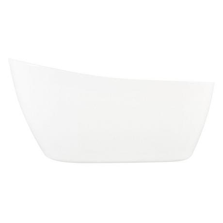 59" Sheba Acrylic Slipper Tub