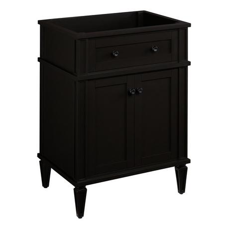 24" Elmdale Vanity with Rectangular Undermount Sink - Charcoal Black