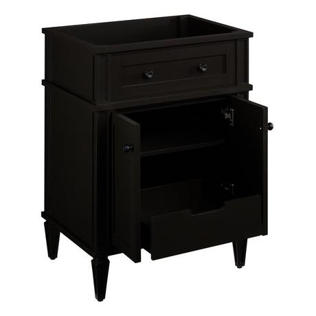 24" Elmdale Vanity with Rectangular Undermount Sink - Charcoal Black