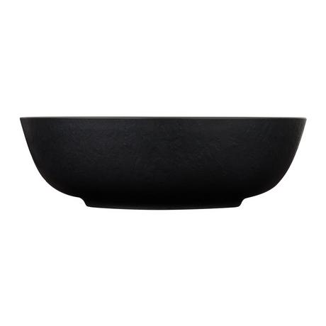 Elkshire Textured Solid Surface Vessel Sink - Matte Black