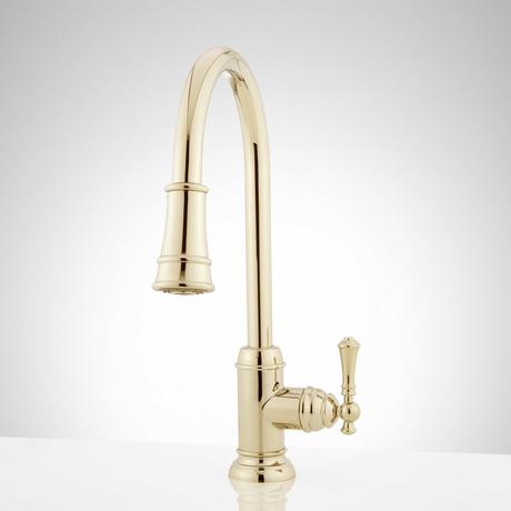 Amberley Single-Hole Pull-Down Kitchen Faucet