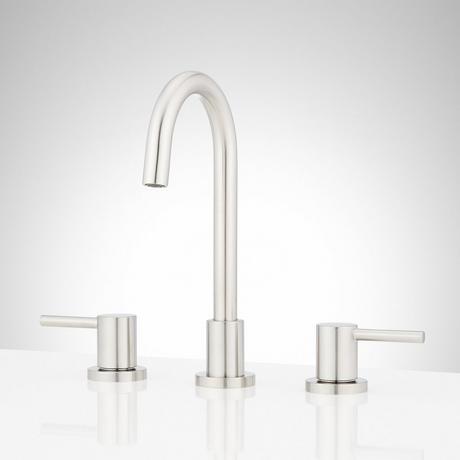 Lexia Widespread Gooseneck Bathroom Faucet