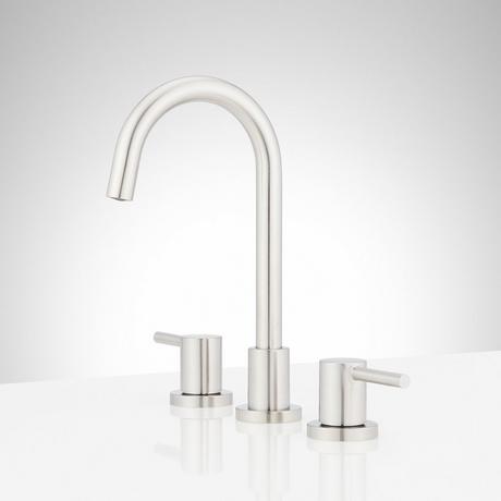 Lexia Widespread Gooseneck Bathroom Faucet