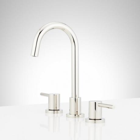 Lexia Widespread Gooseneck Bathroom Faucet