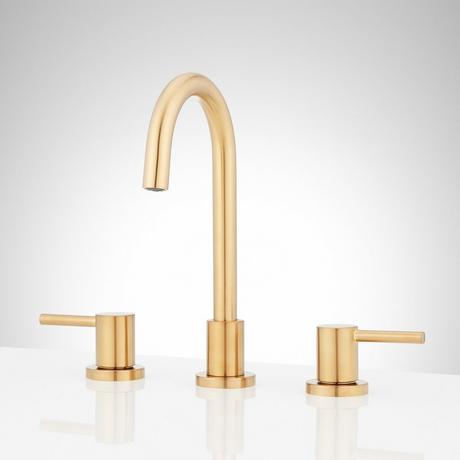 Lexia Widespread Gooseneck Bathroom Faucet
