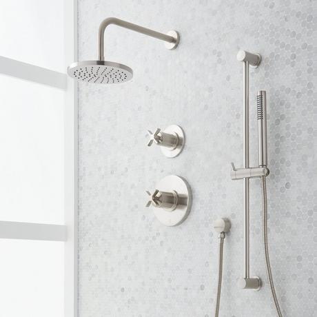 Vassor Pressure Balance Shower System with Slide Bar and Hand Shower