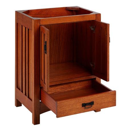 24" Maybeck Vanity With Undermount Sink - Tinted Oak