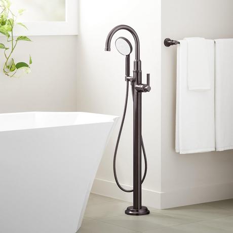 Greyfield Freestanding Tub Faucet with Hand Shower