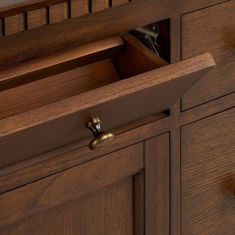 60" Claudia Double Vanity With Undermount Sinks - Antique Coffee