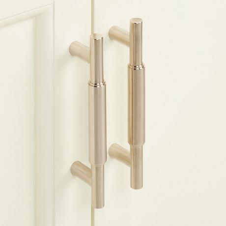 36" Claudia Vanity - White with Left Offset Rectangular Undermount Sink - Carrara Marble Widespread