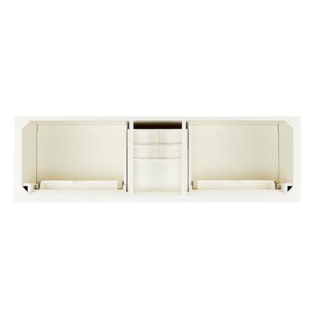 72" Claudia Double Vanity With Undermount Sinks - White