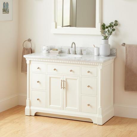 48" Claudia Vanity With Undermount Sink - White
