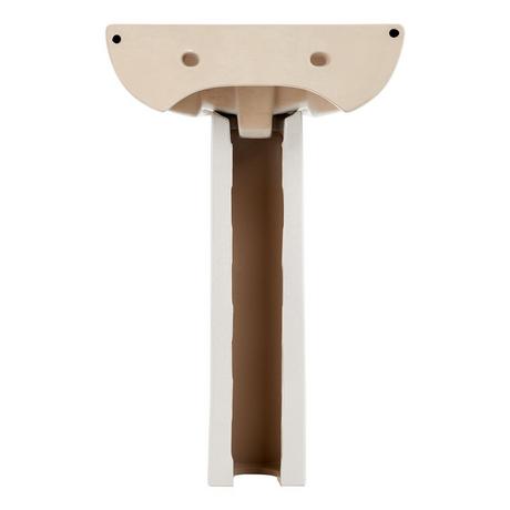 Rainsville Porcelain Pedestal Sink