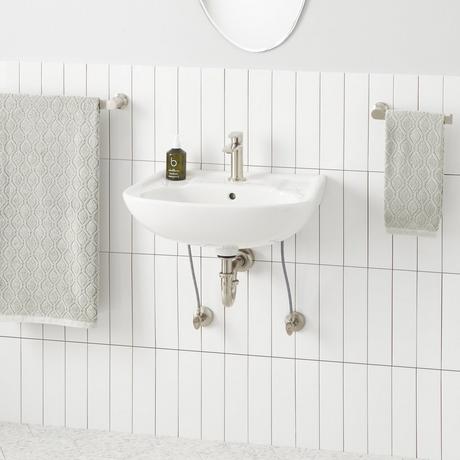 Rainsville Porcelain Wall-Mount Sink