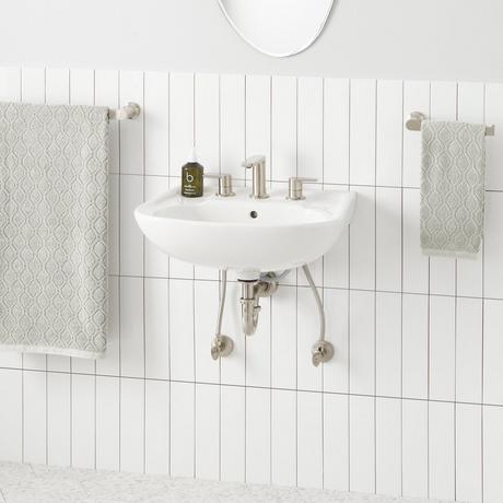 Rainsville Porcelain Wall-Mount Sink