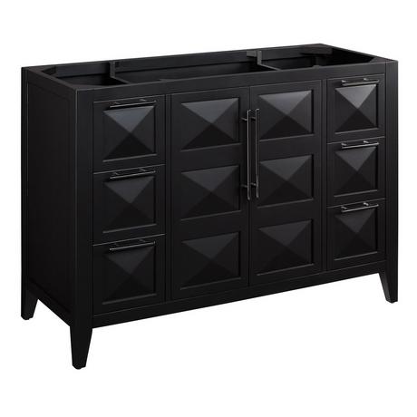48" Holmesdale Vanity - Black - Vanity Cabinet Only