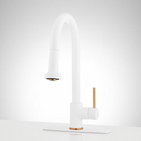 Ridgeway Pull-Down Two-Tone Kitchen Faucet