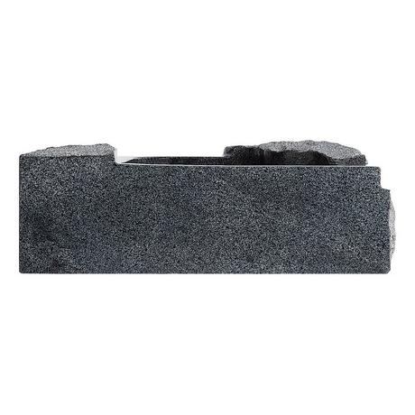 Ardwick Rectangular Granite Vessel Sink - Blue Gray