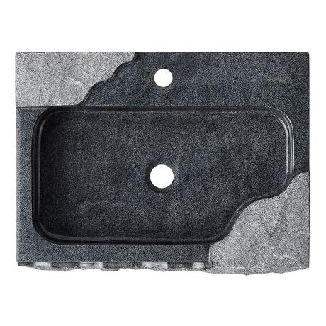 Ardwick Rectangular Granite Vessel Sink - Blue Gray