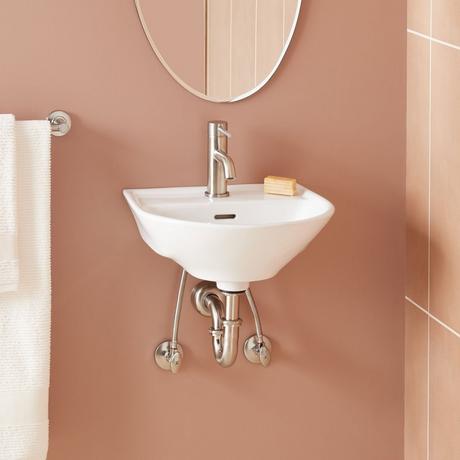 Lanken Mini Porcelain Wall Mount Sink