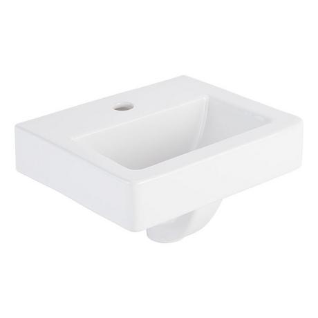 Brynsdale Porcelain Wall Mount Sink - Single-Hole