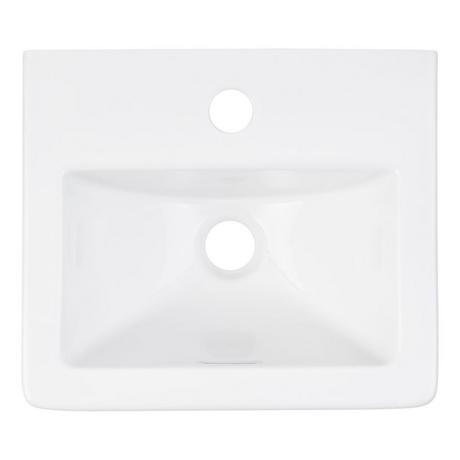 Brynsdale Porcelain Wall Mount Sink - Single-Hole