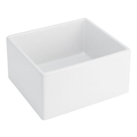20" Rowena Fireclay Farmhouse Sink - White