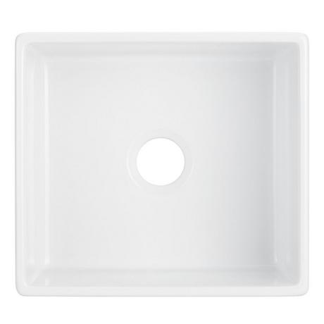 20" Rowena Fireclay Farmhouse Sink - White