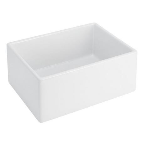 24" Rowena Fireclay Farmhouse Sink - White