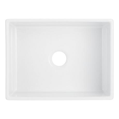 24" Rowena Fireclay Farmhouse Sink - White