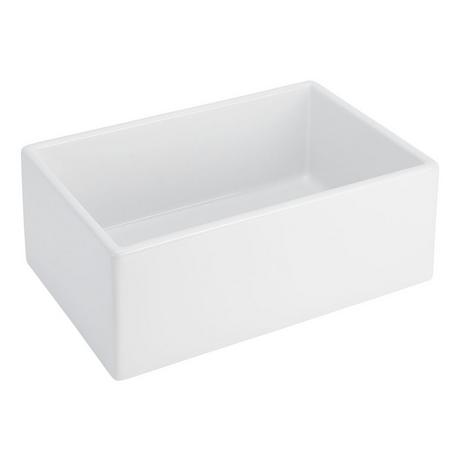 27" Rowena Fireclay Farmhouse Sink - White