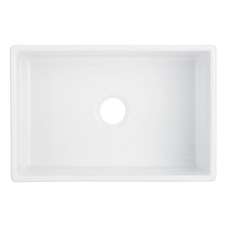 27" Rowena Fireclay Farmhouse Sink - White