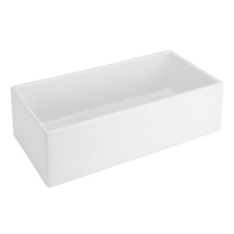36" Rowena Fireclay Farmhouse Sink - White