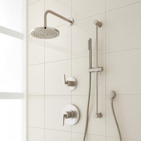 Drea Pressure Balance Shower System with Slide Bar and Hand Shower