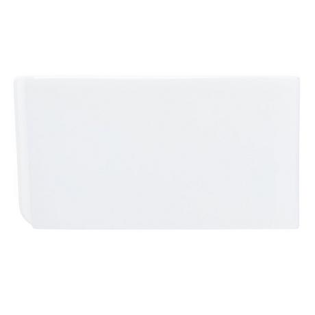 33" Grigham Double Bowl Fireclay Farmhouse Sink - White